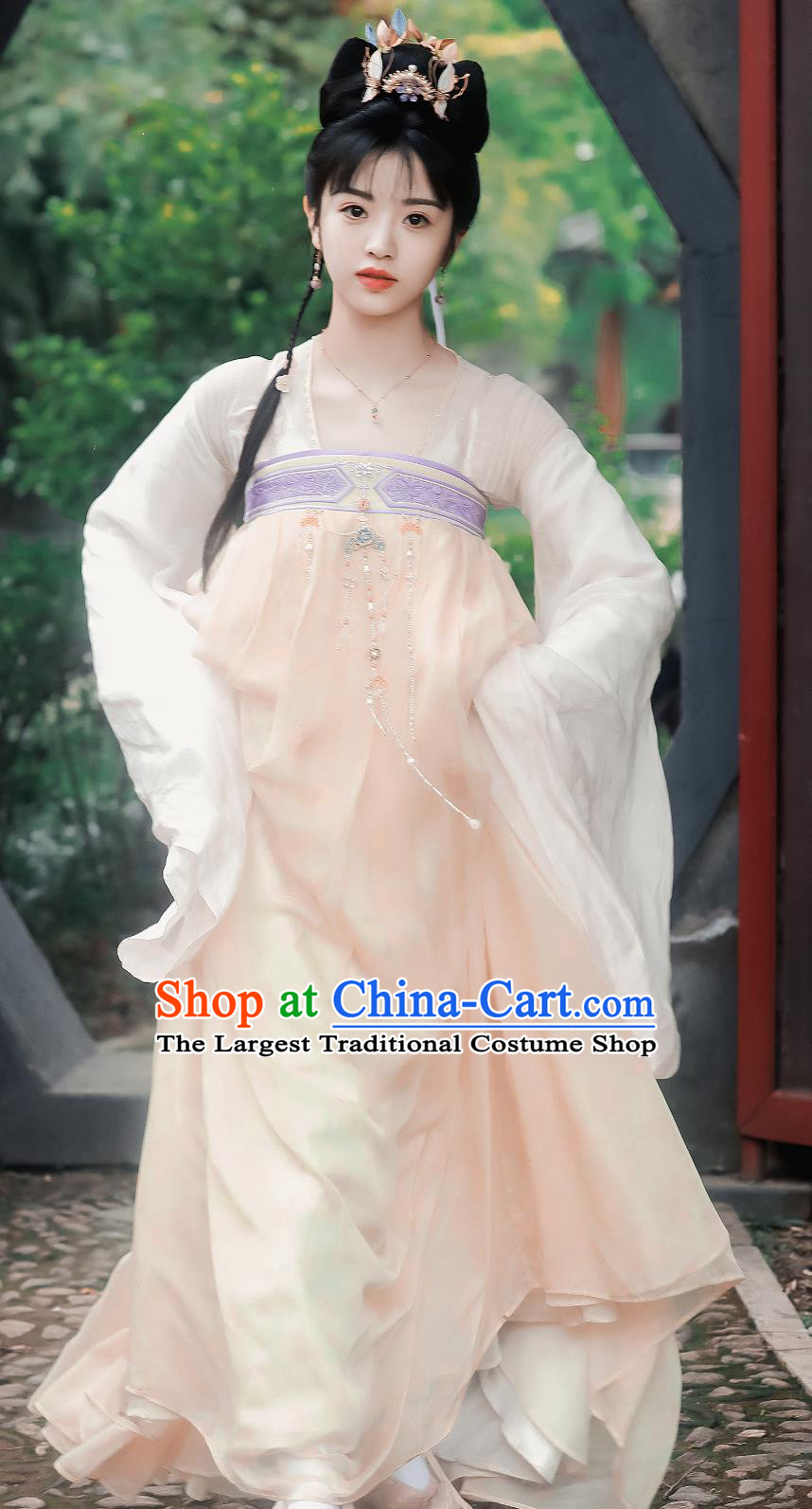 China Romantic TV Series Wrong Carriage Right Groom Li Yu Hu Replica Costume Ancient Chinese Young Mistress Dress