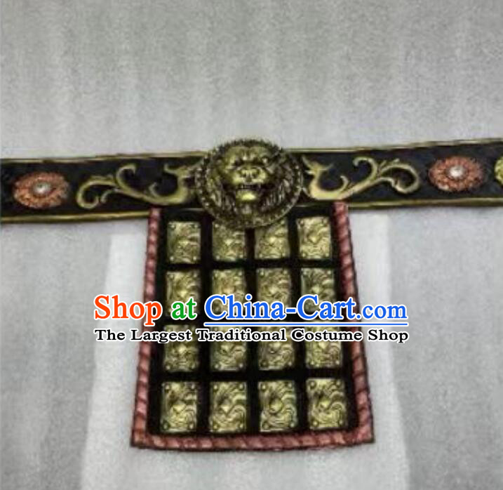Top China Ancient General Waistband Handmade Lower Body Armor Piece