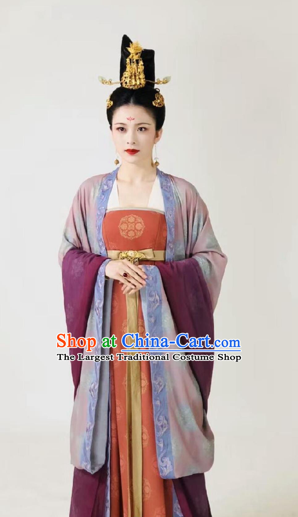 China Traditional Empress Hanfu 2020 TV Series The Promise of Chang An Queen He Lan Ming Yu Dress Ancient Chinese Noble Woman Clothing
