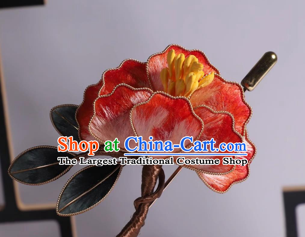 Handmade Chinese Silk Peony Corsage China Cheongsam Brooch Traditional Hanfu Jewelry