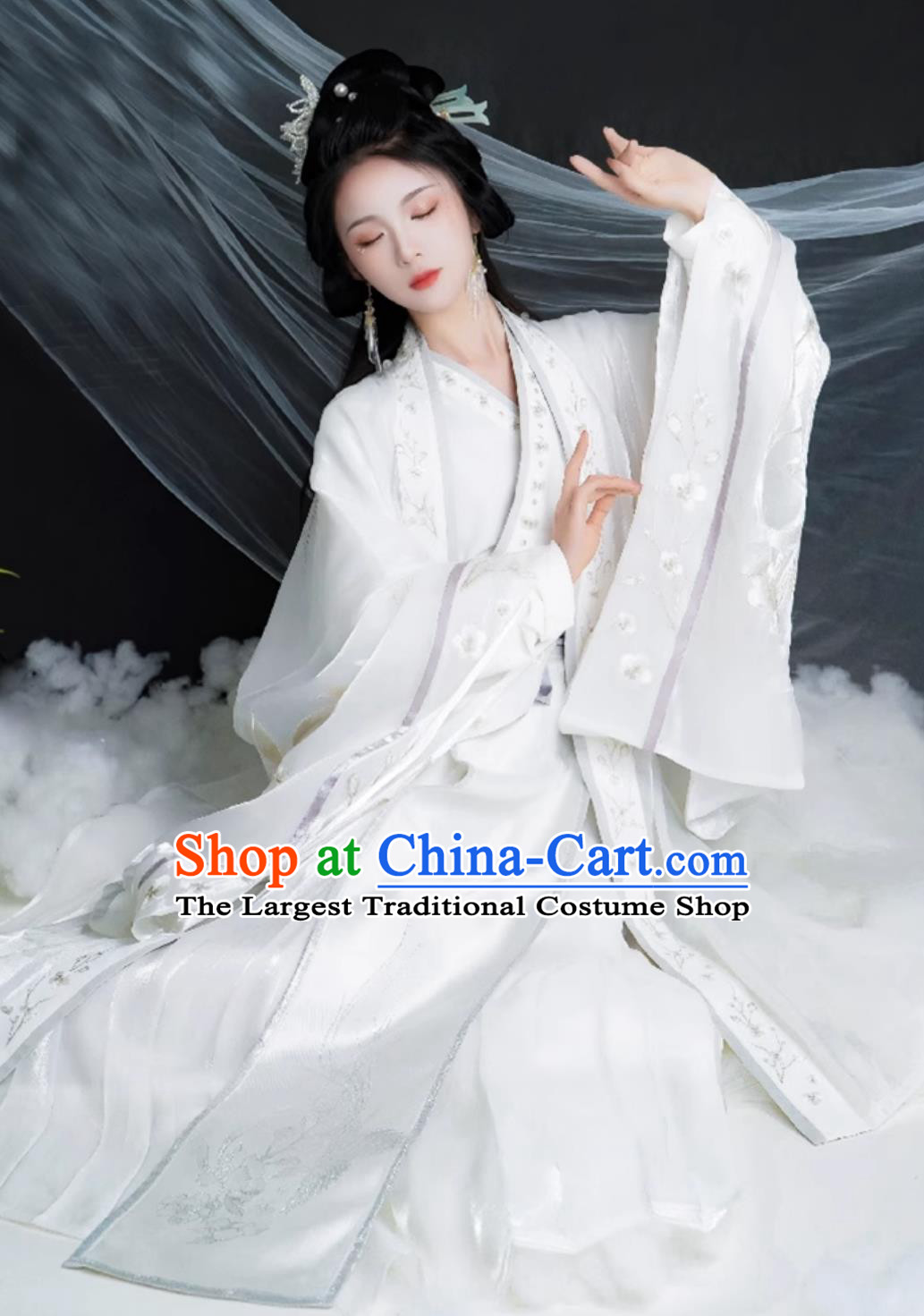 Traditional Court Woman Hanfu Chinese Song Dynasty Princess Costume Ancient China Clothing