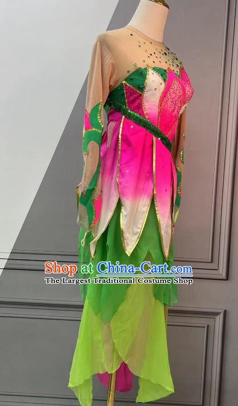 Chinese Classical Dance Clothing Professional China Dance Competition Dress Stage Performance Lotus Dance Costume