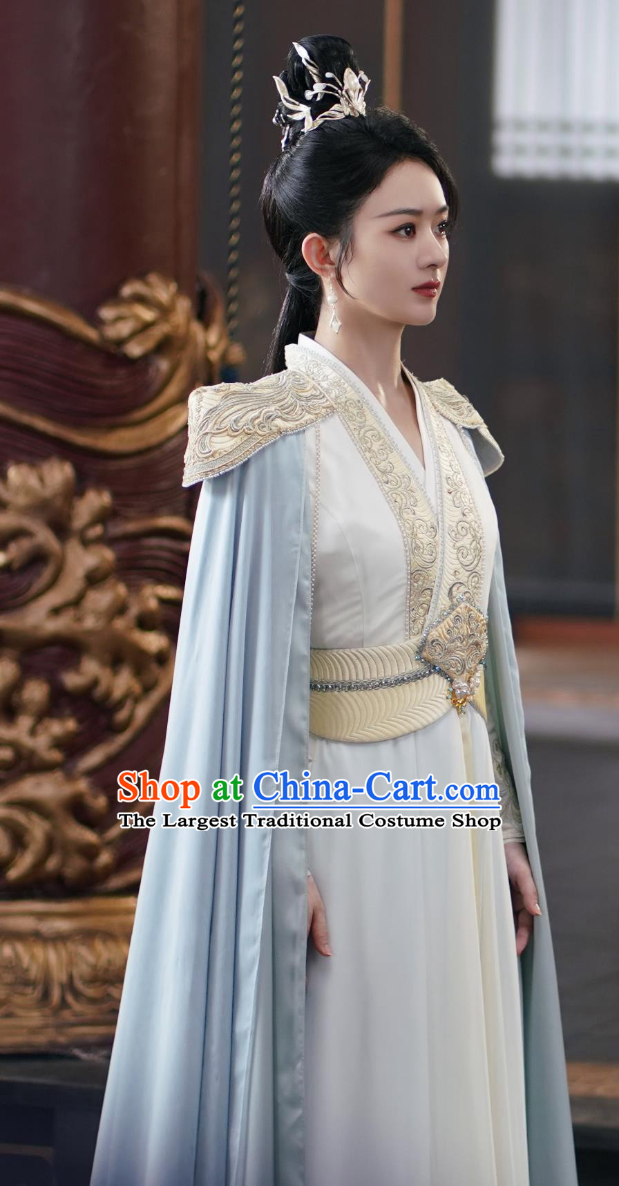 Ancient China Female General Garment Costume Chinese TV Series The Legend Of Shen Li Clothing