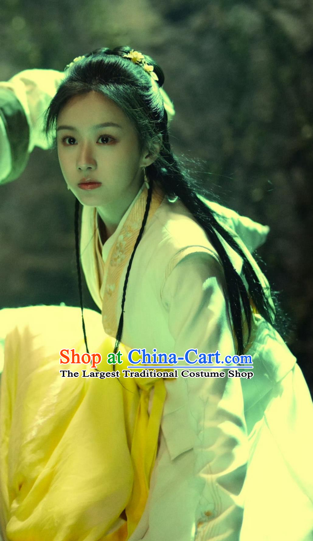 Chinese Wuxia TV Series The Legend of Heroes Heroine Huang Rong Clothing Ancient China Female Warrior Costume