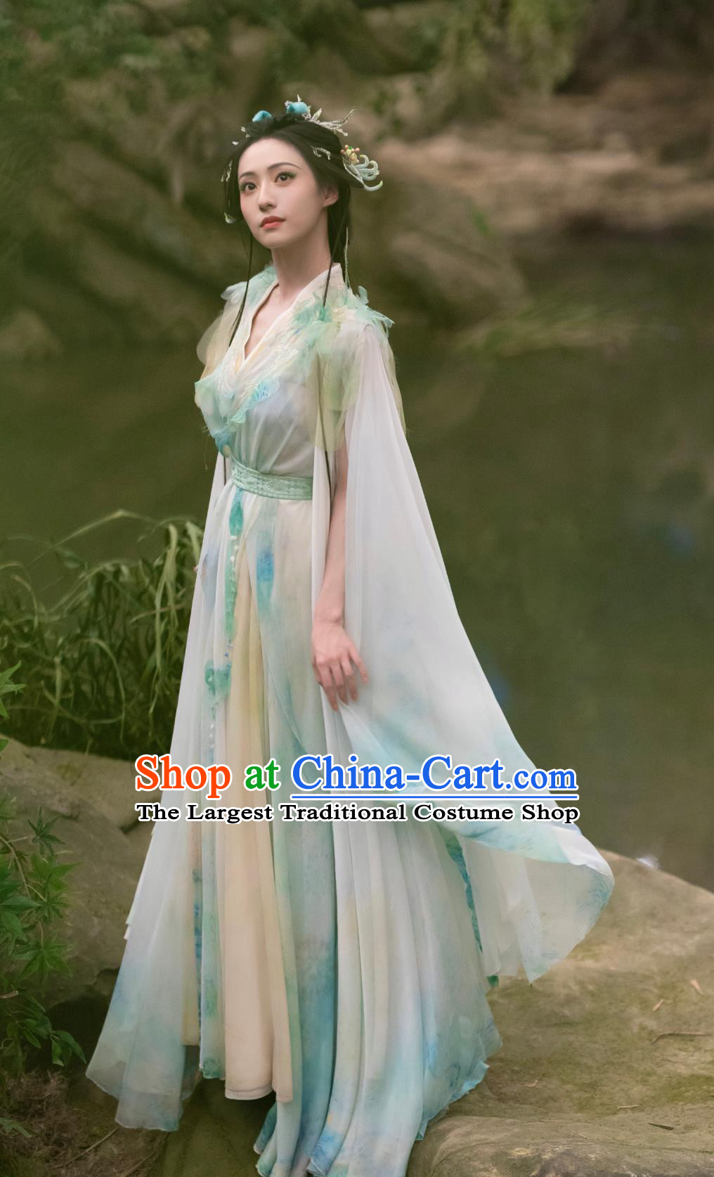 Chinese TV Series Fox Spirit Matchmaker Red Moon Pact Tushan Rong Rong Dress Ancient China Goddess Clothing