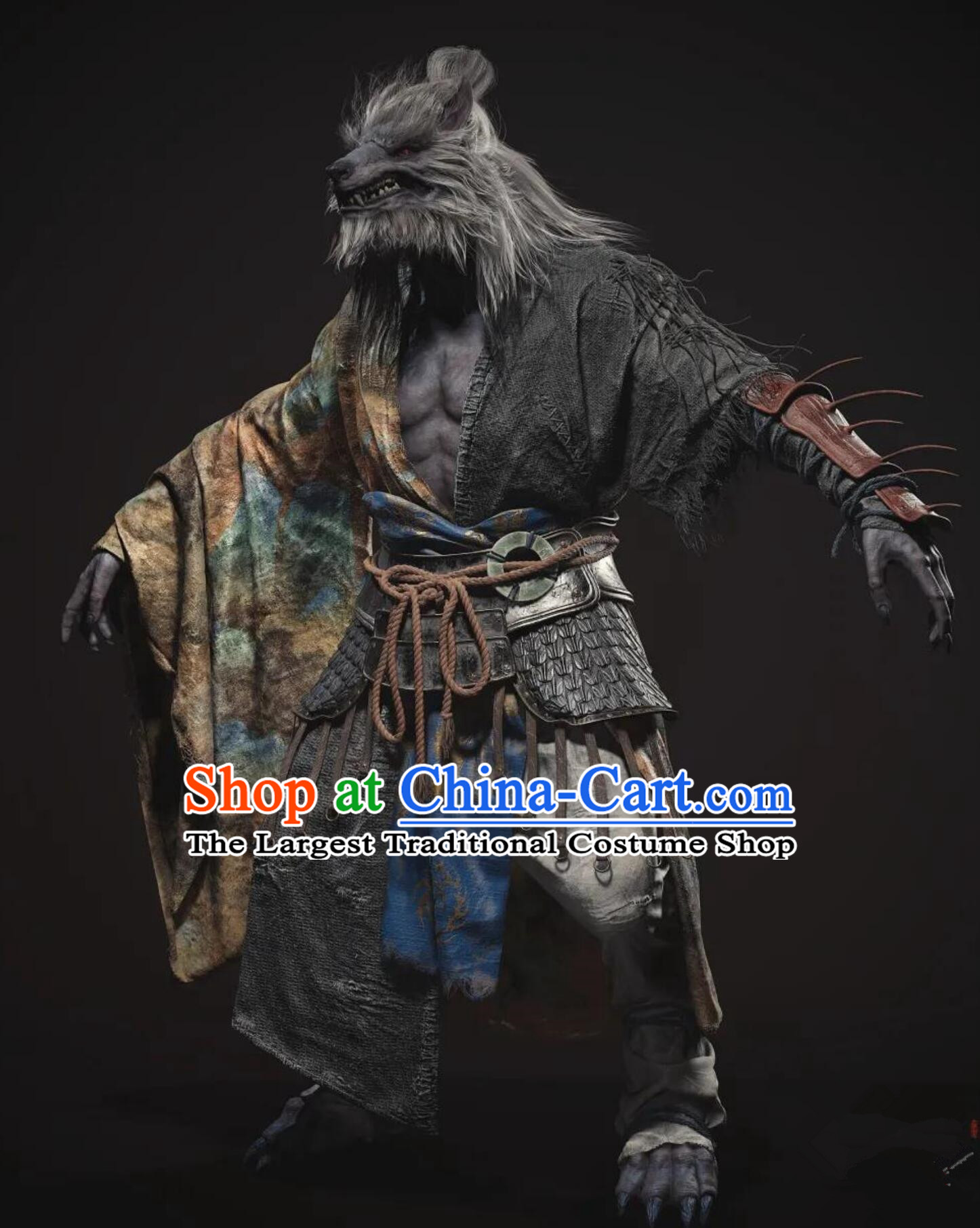 Chinese Game Black Myth Wukong Demon Wolf Costume