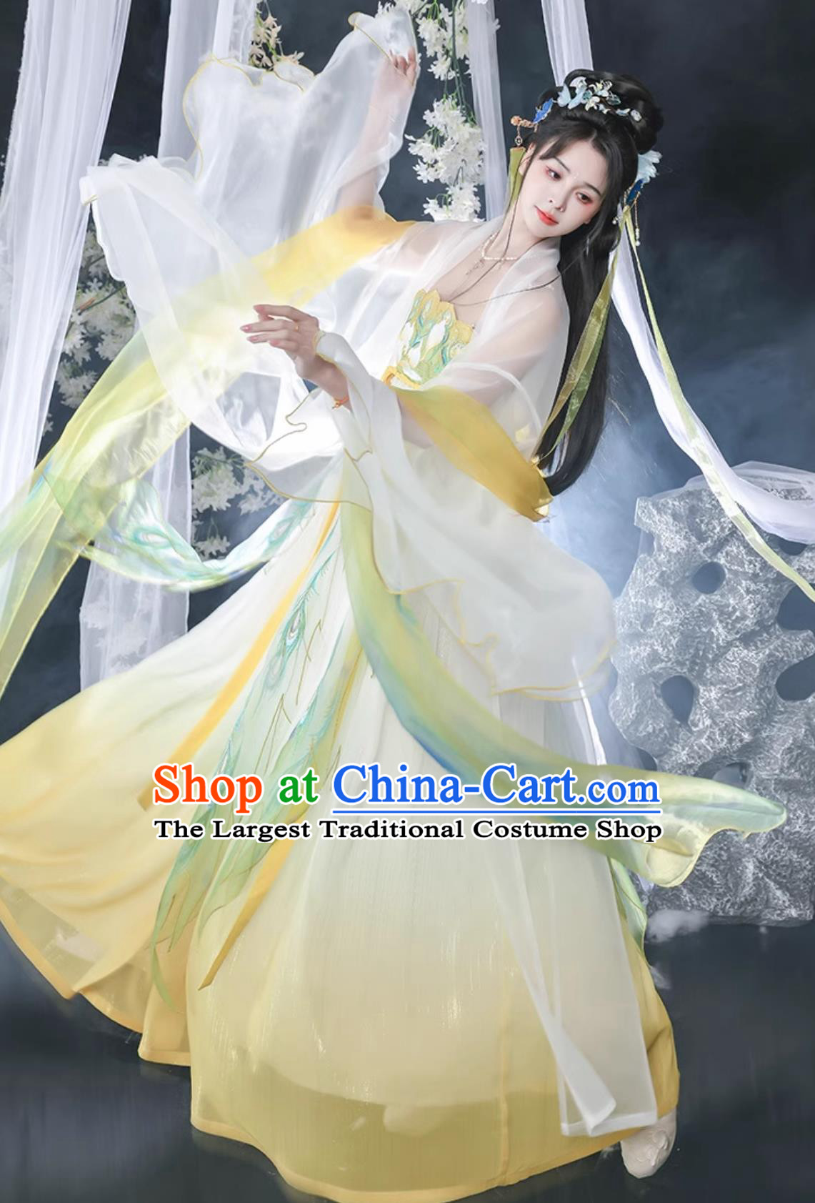 Tang Dynasty Royal Princess Hanfu Dress Ancient China Fairy Costume Chinese Traditional Female Clothing