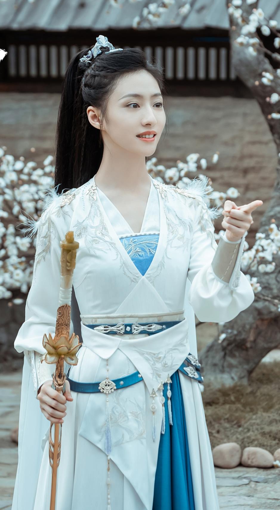 Chinese Drama Dashing Youth Heroine Yue Yao Dress Costume Ancient China Swordswoman Clothing