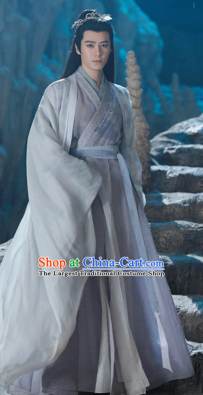 Ancient China Young Childe Clothing Chinese TV Series Fox Spirit Matchmaker Red Moon Pact Demon Warrior Yan Ru Shan Garment Costume