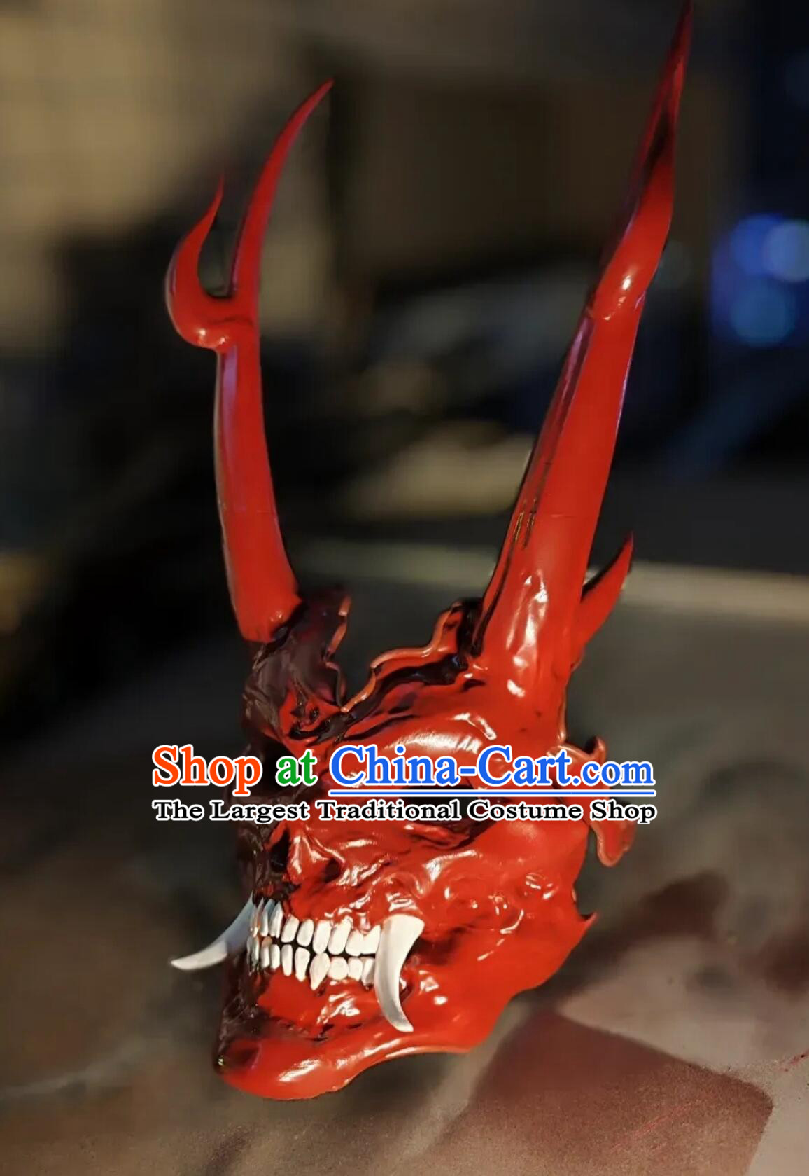 Halloween Stage Performance Demon Prop Handmade Black Myth Wukong Devil Boy Mask