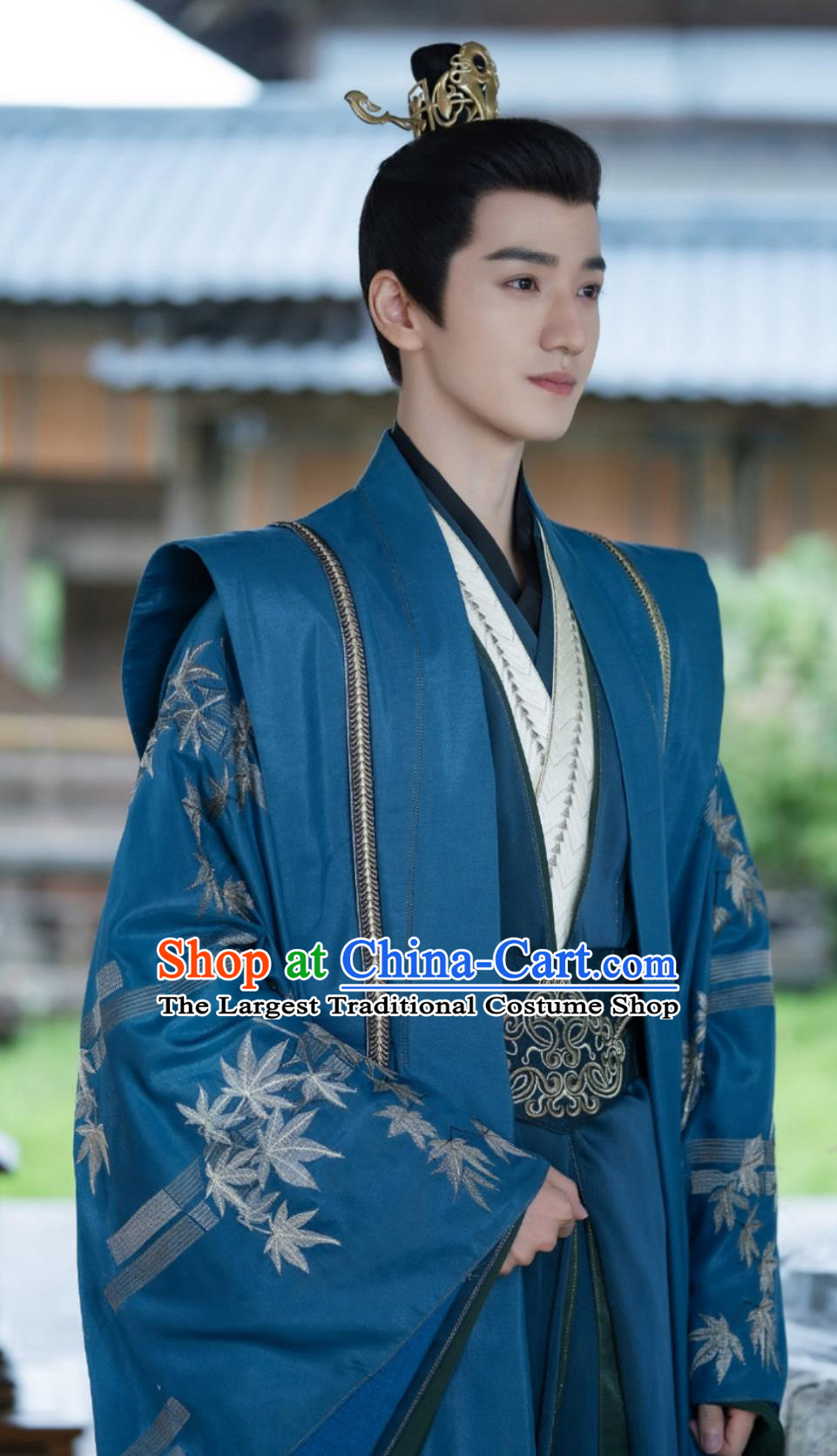 Ancient China Noble Childe Clothing Traditional Chinese Hanfu TV Drama Lost You Forever Warrior Chishui Feng Long Costume