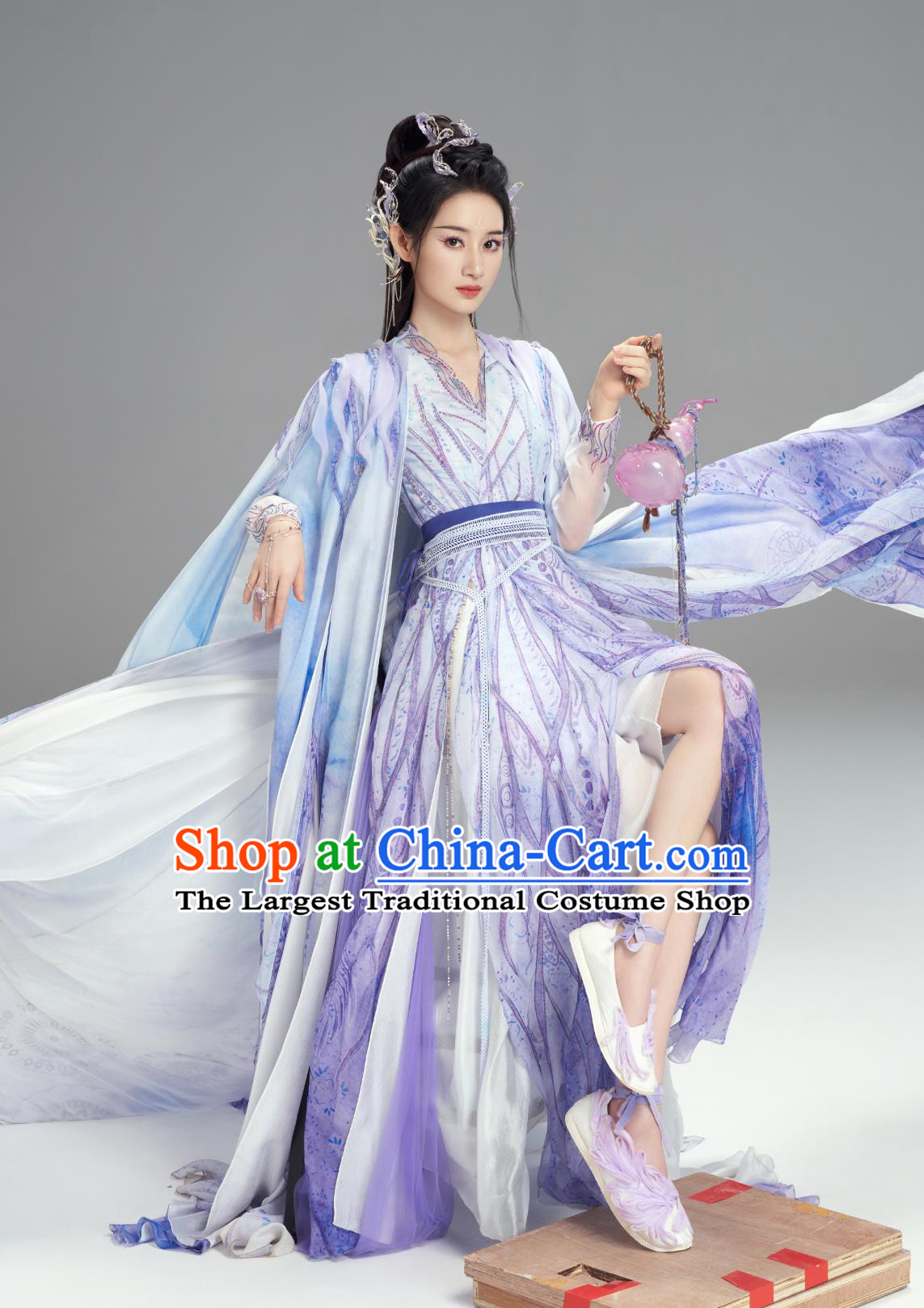 Chinese TV Series Fox Spirit Matchmaker Red Moon Pact Master Tushan Ya Ya Dress Ancient China Fairy Princess Clothing