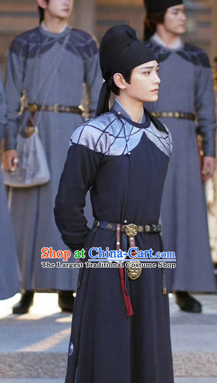 Chinese TV Series White Cat Legend Dali Temple Leader Li Bing Costumes Ancient China Tang Dynasty Clothing