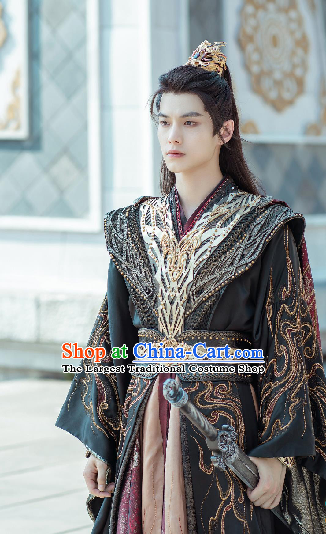 Ancient China Noble Childe Clothing Chinese Drama Dashing Youth Hero Ye Ding Zhi Costume