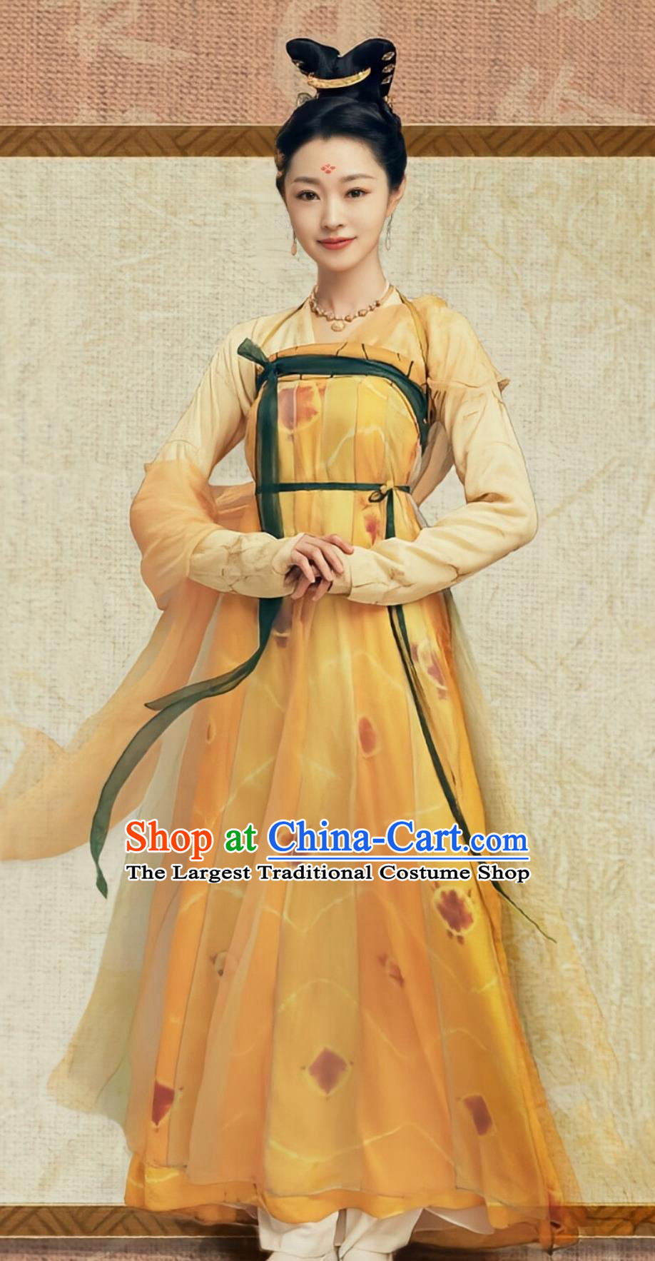 Chinese Tang Dynasty Noble Lady Clothing Drama Wind Rises in Luoyang Liu Ran Hanfu Dress