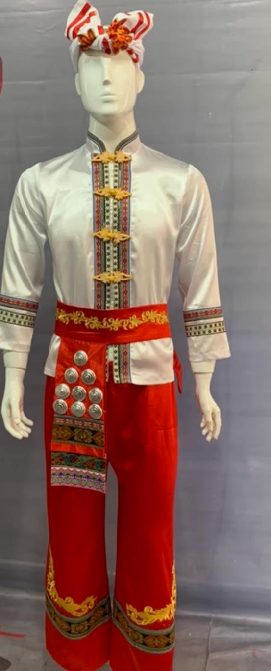 Chinese Folk Dance Costume Shanbei Yangko Performance Wear Male Yangge Dance Outfit