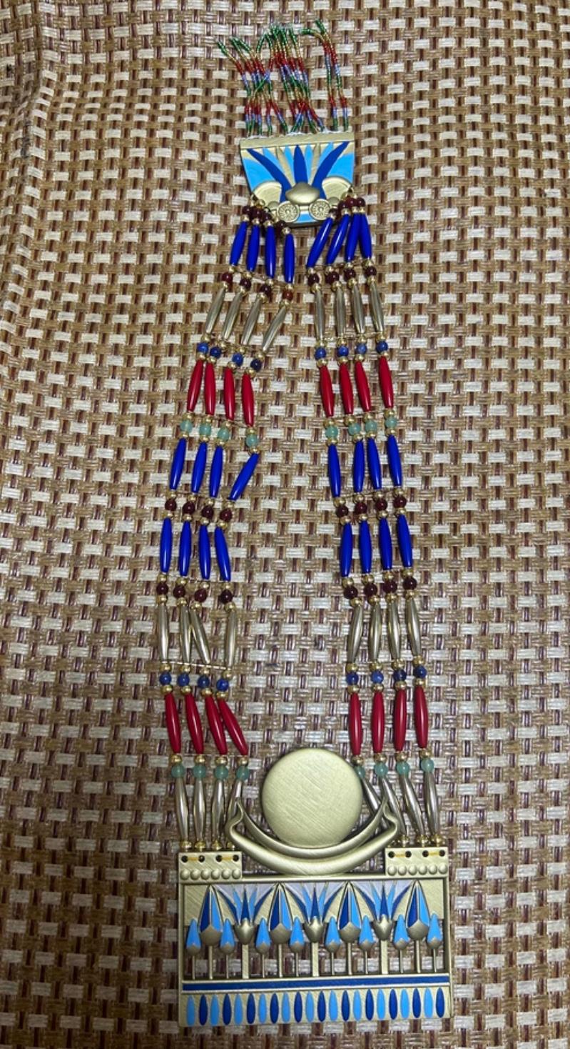 Egyptian Necklace Artifact Replica Elegant Chain Cosplay Egyptian Queen Necklace