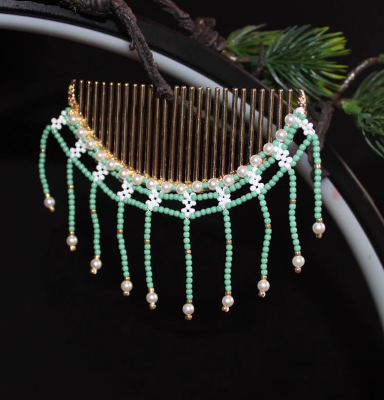 Chinese Drama Perfect Match Shou Hua Hair Comb Hanfu Hair Accessory Buyao Tassel Hairpin