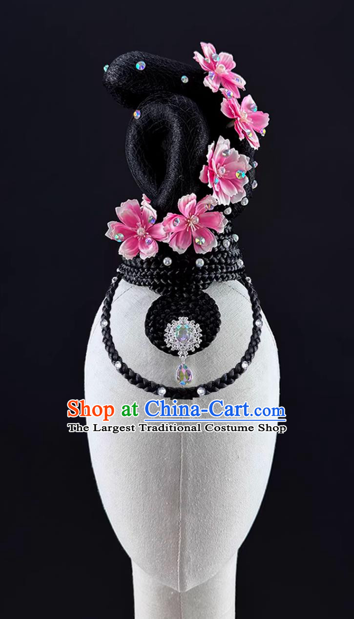 Yun Guan Chun Chen Dance Headdress Chinese Classical Dance Headdress Ancient Style Hair Bun
