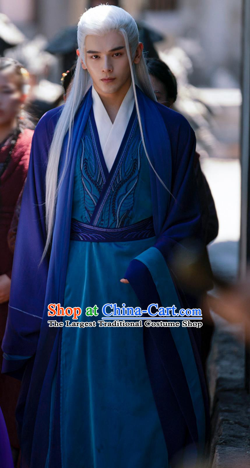 Chinese Ancient Swordsman Costume TV Series Fateful Love Prince Xuanyuan Li Ge Clothing Traditional Attire
