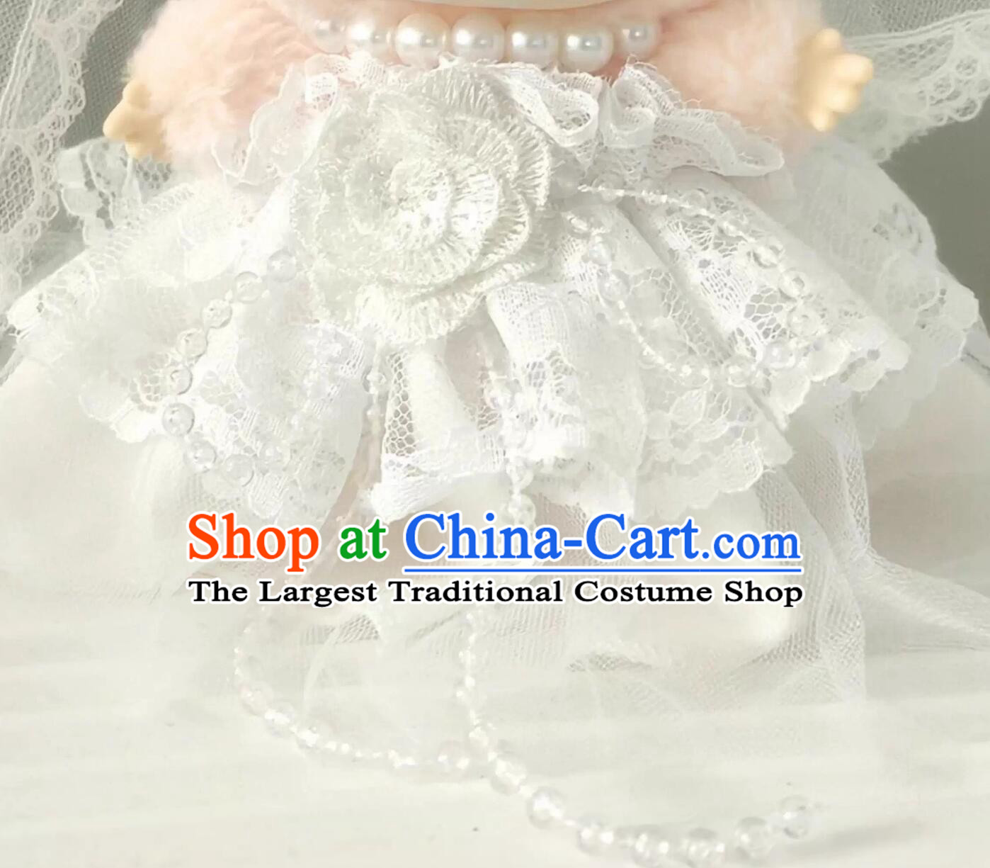 Customized Embroidered Name Clothing Handmade Labubu Hanfu Doll Costumes Traditional Chinese Clothing