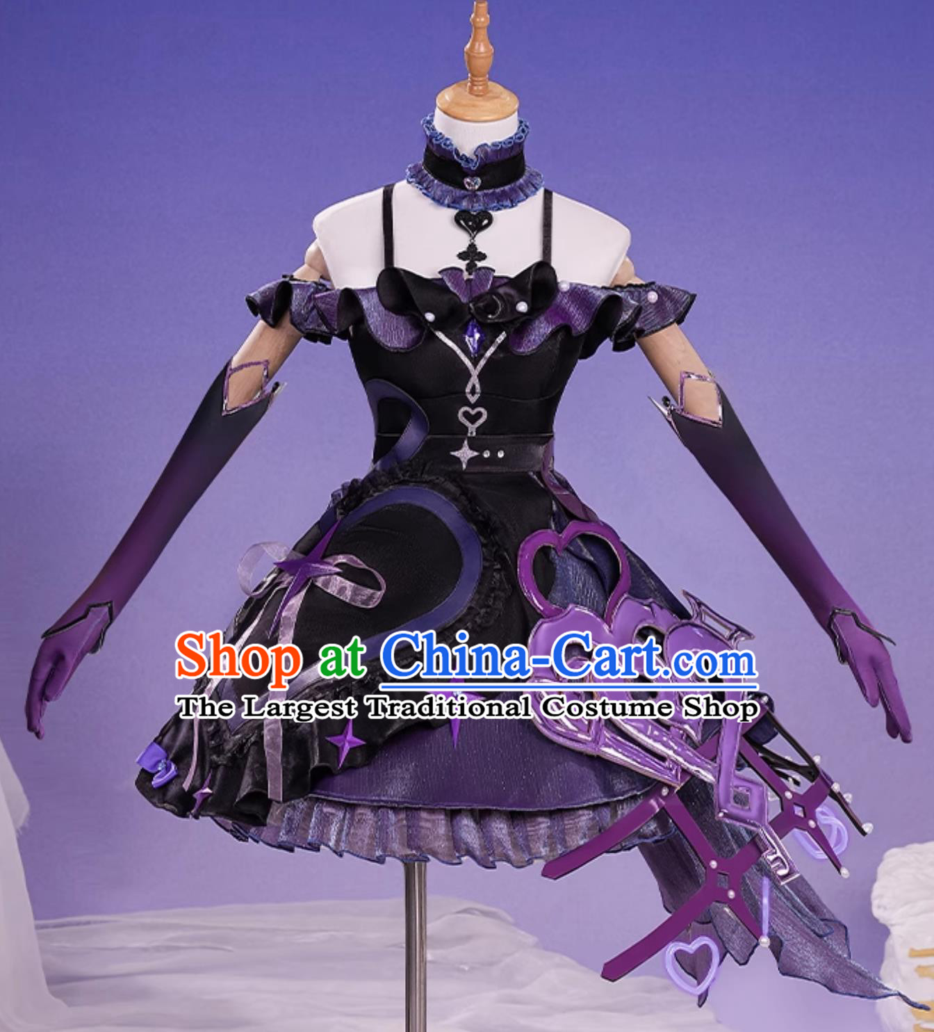 Honor Of Kings Sanrio Angela Kuromi Star Cosplay Costume Cosplay Outfit Female Clothing