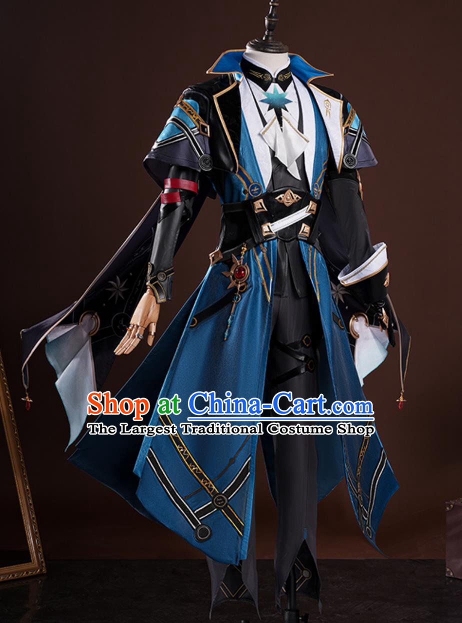 Honkai Star Rail Nake Xia Cosplay Costume Game 2D Cosplay Male Outfit Complete Set