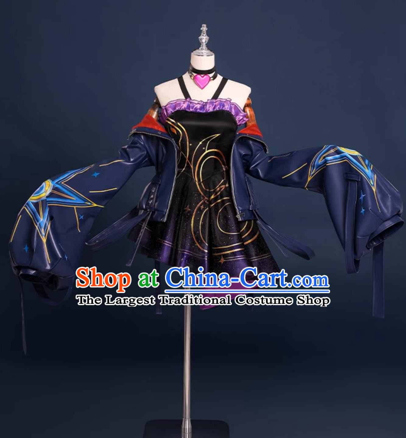 Honor Of Kings Shao Si Yuan Dress Mystic Divination Cosplay Costume Anime Game Female Dress Complete Set