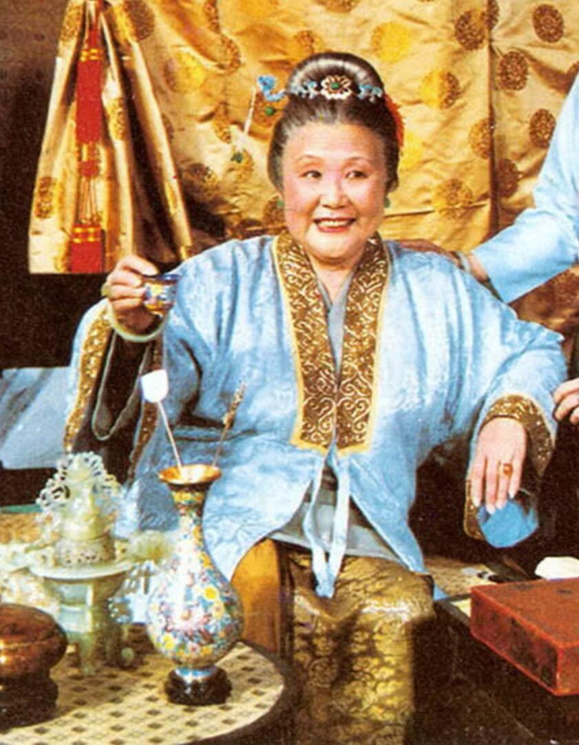 Chinese Drama A Dream in Red Mansions Grandmother Jia Clothing Traditional Hanfu Ancient Noble Elder Woman Costume