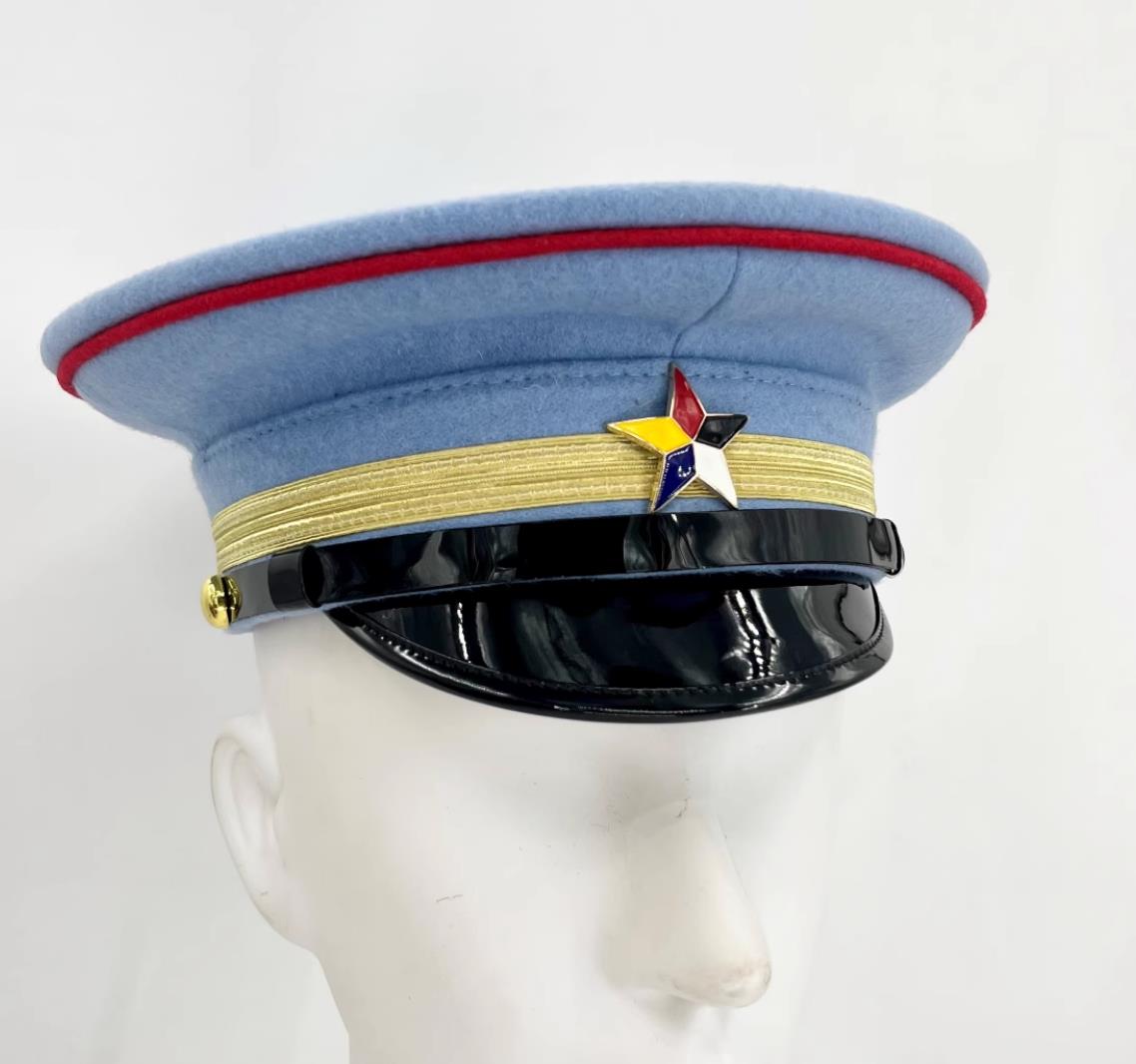 Beiyang Warlord Hat Republic Era Beiyang Military Officer Peaked Replica Cap