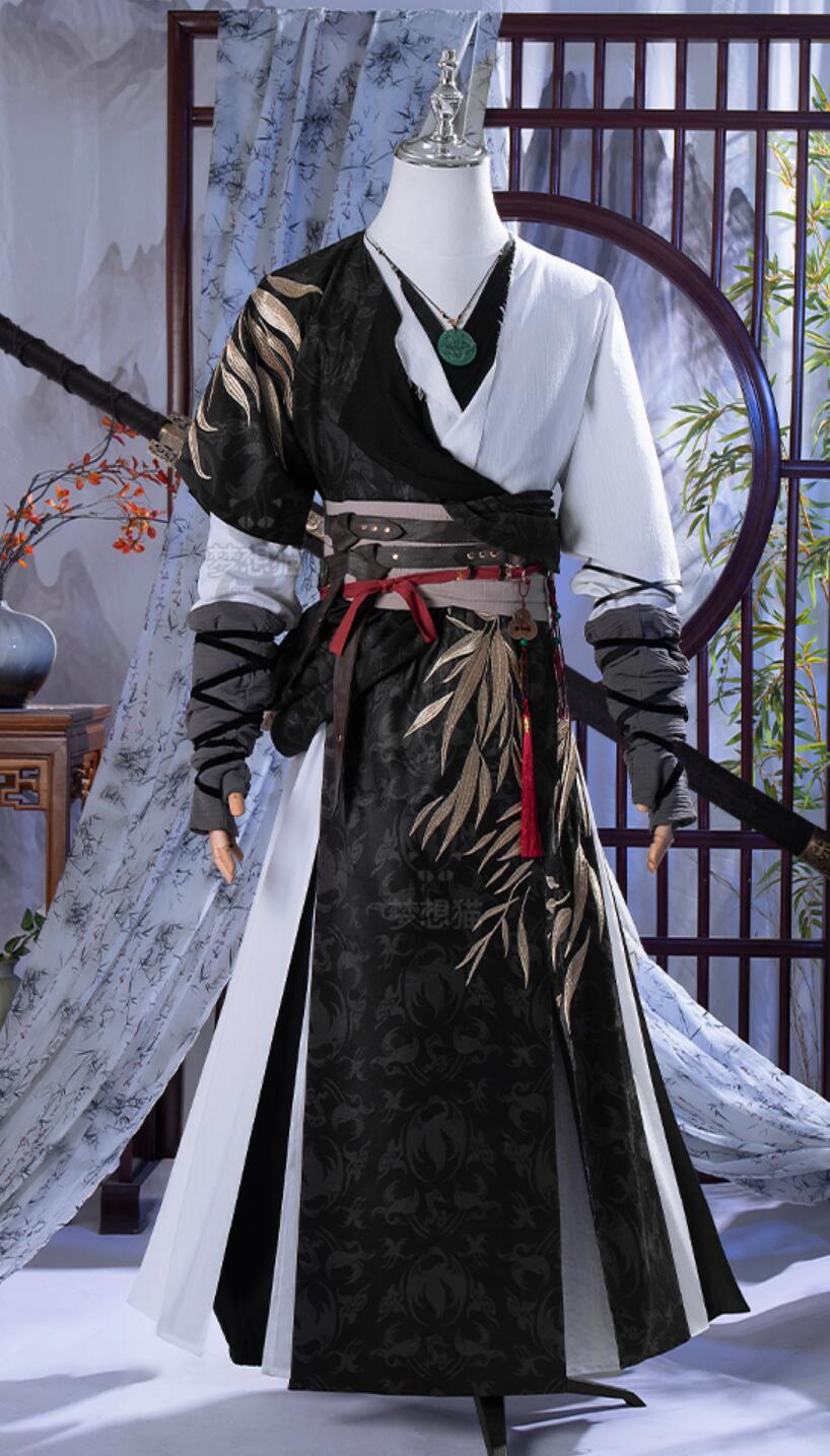 Yan Yun Sixteen Tones Cos Young Master Initial Outfit Cosplay Wuxia Game Young Hero Clothing for Men