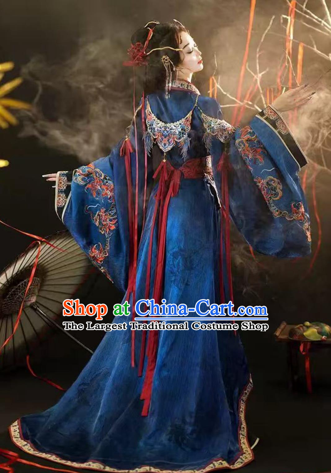 Chinese Hanfu Women Warring States Robe Wei Jin Southern Northern Dynasties Princess Dress Clothing