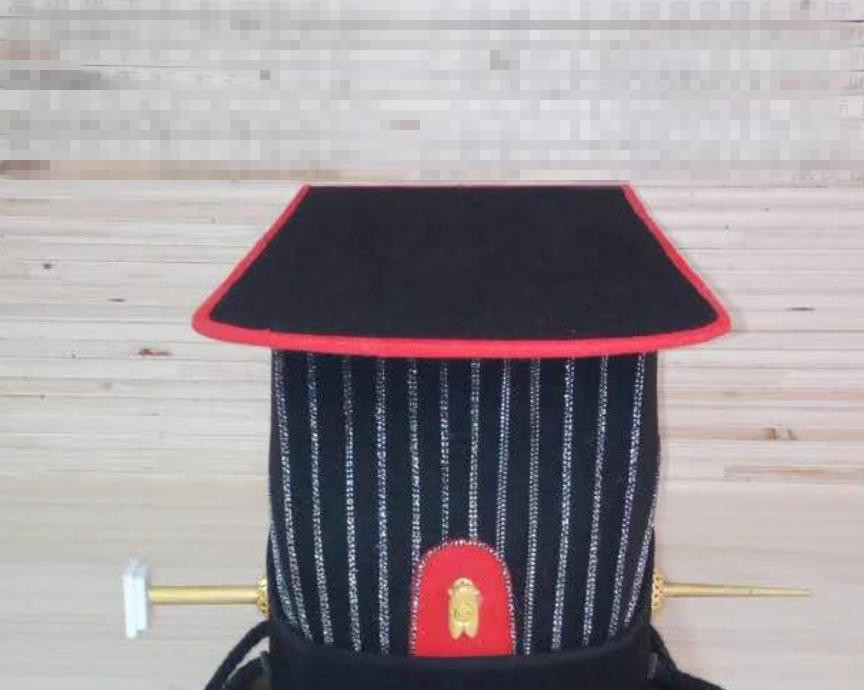 Tang Dynasty Daqiu Crown Ancient Chinese Hat Hanfu Headwear Traditional Ceremonial Crown