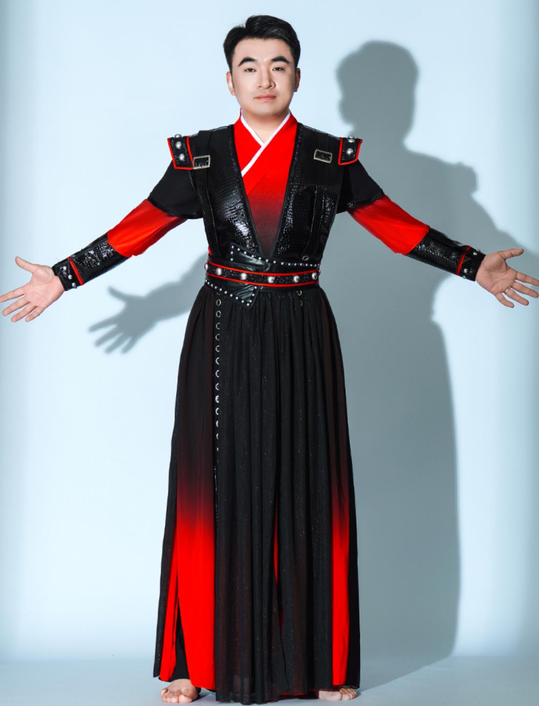 Xiang Wang Xing Sword Dance Outfit Chinese Style Hanfu Male Drum Performance Costume