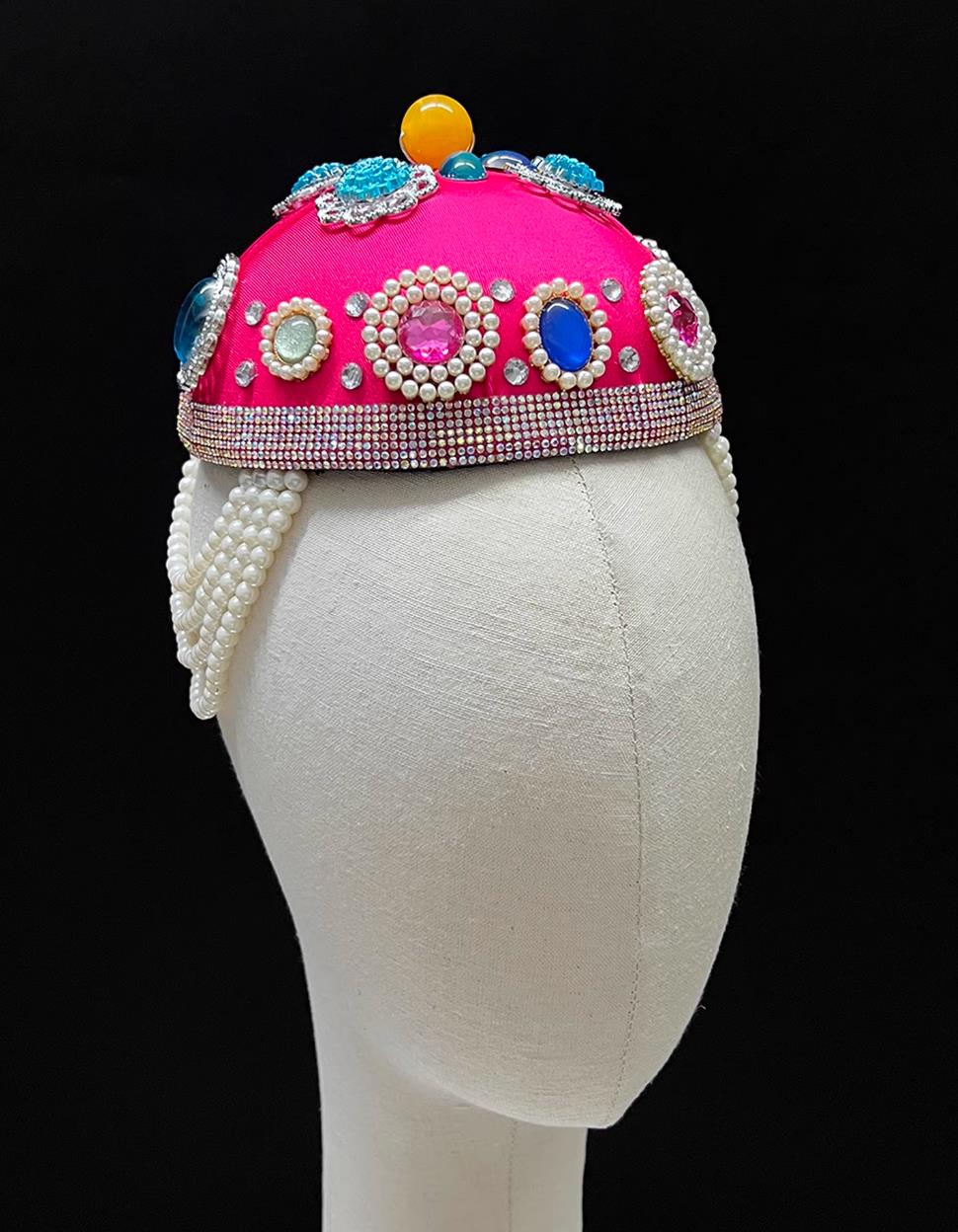 Mongolian Dance Yi Ji Le Dance Headdress Children Dance Performance Hat