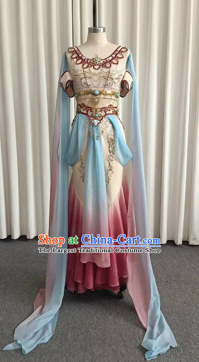 Dunhuang Dance Costume Qin Lian Same Style Performance Wear Chinese Classical Dance Clothing