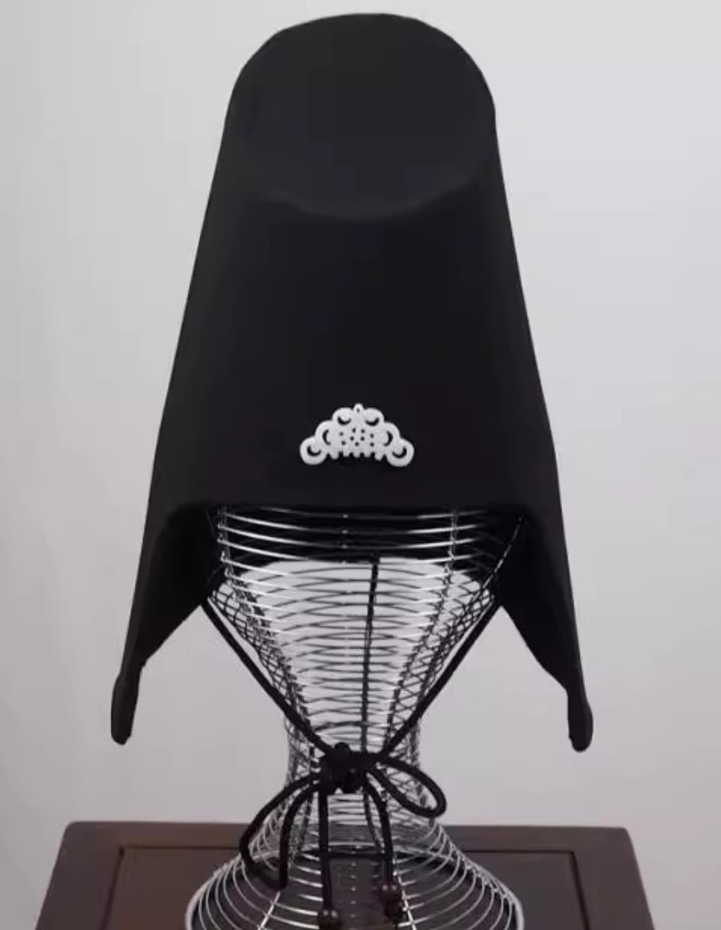 Handmade Stage Performance Headpiece Qin Dynasty Eunuch Hat Chinese Wei Jin Dynasties Servant Crown