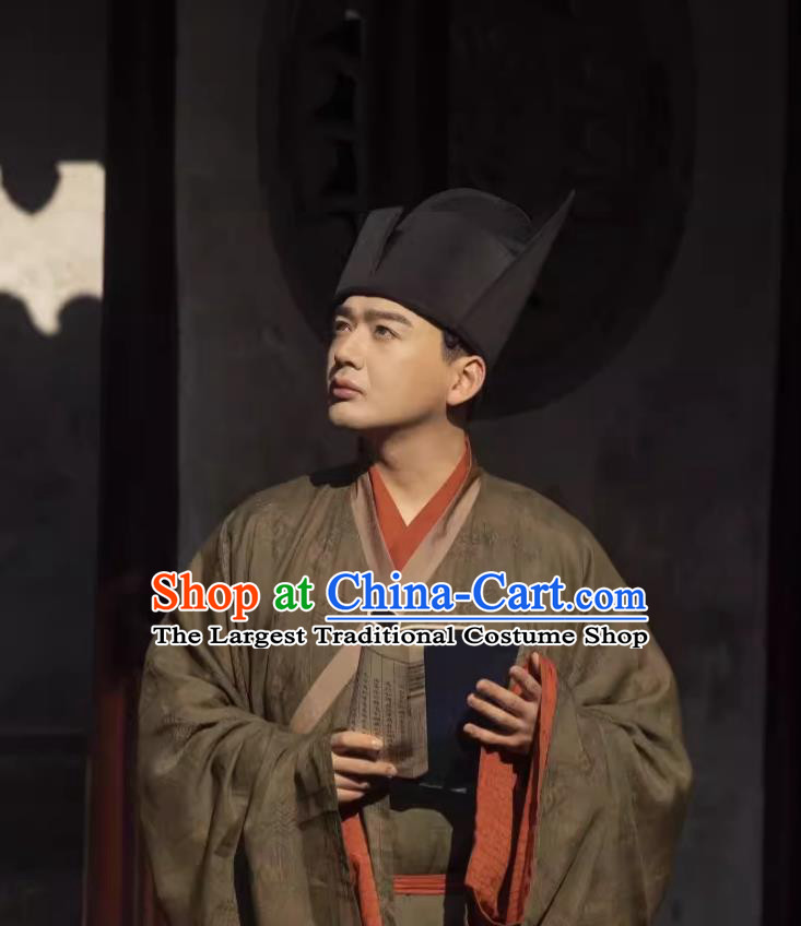 Song Dynasty Lizze Hanfu Hat Traditional Chinese Historical Headwear Ancient Official Hat