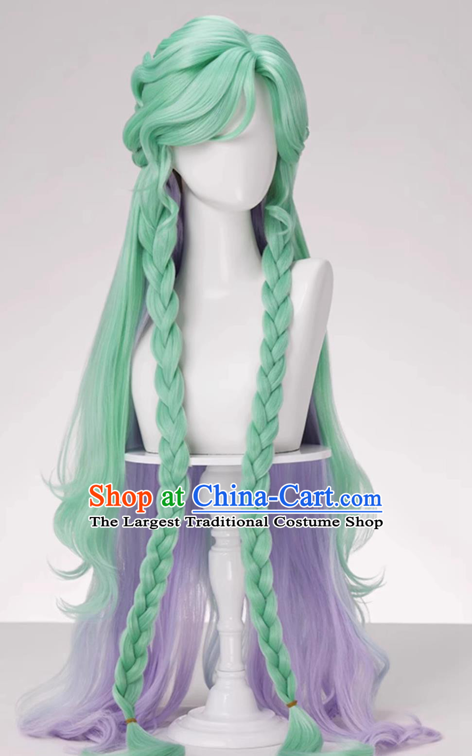 Honor Of Kings Diaochan Blossom Form Cosplay Wig Braided Hair Halloween Hairpiece