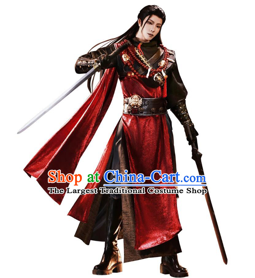 Where Winds Meet Cosplay Costume Third Watch Cosplay Game Outfit Mens Hanfu