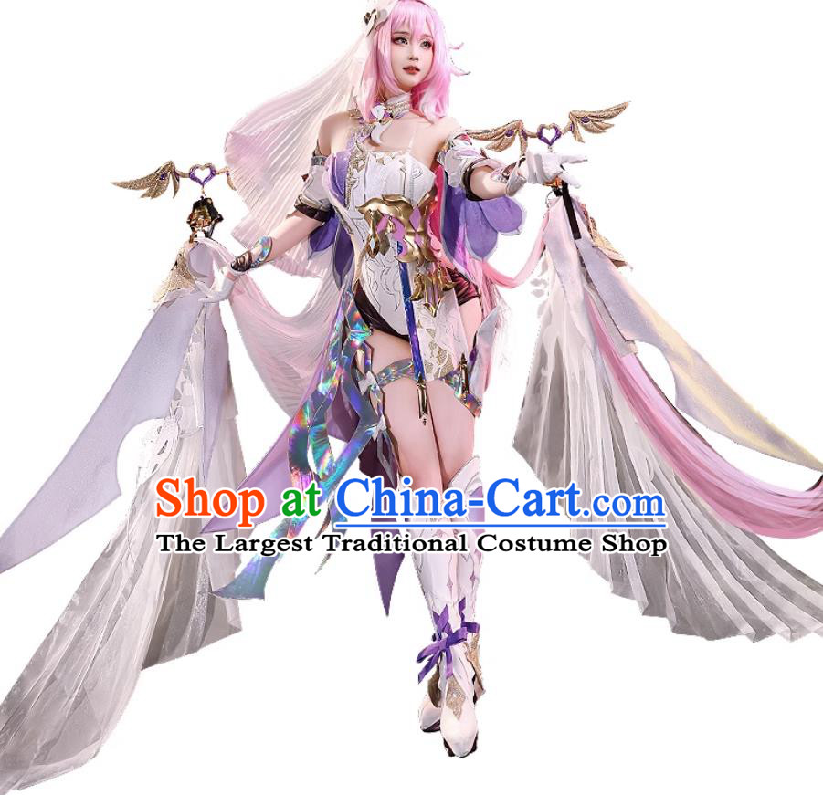 Honkai Impact 3 Cosplay Costume Elysia True Self Herrscher Of Human Cosplay Womens Wear Halloween Dress