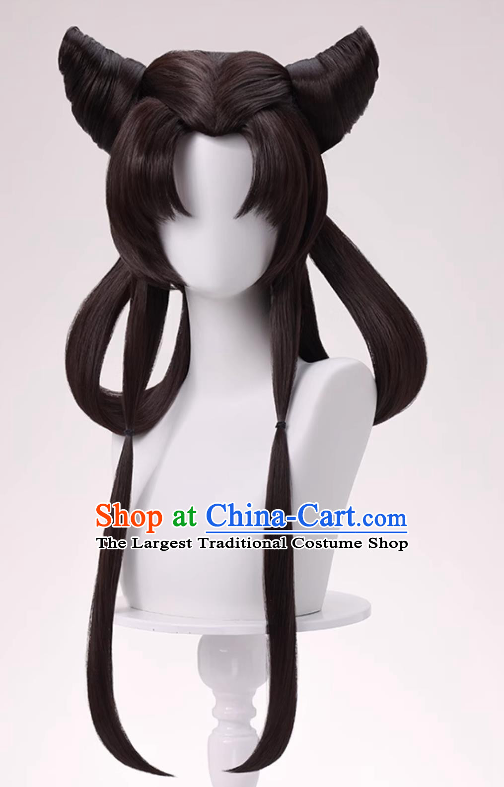 Honor Of Kings Xiao Qiao Cosplay Green Snake Skin Wig Pointed Hair Bun Hair Halloween Hairpiece