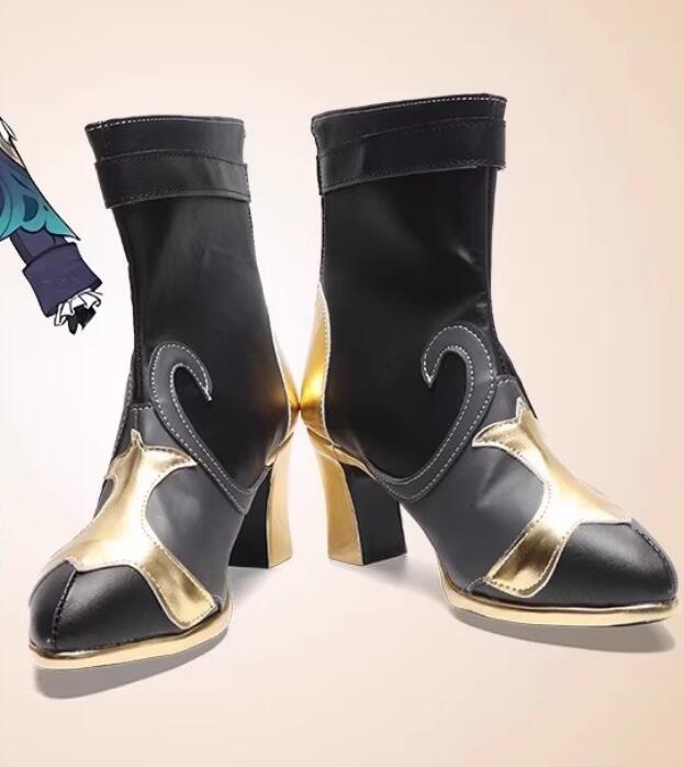Genshin Impact Cosplay Neuvillette Boots Handmade Anime Game ACG Role Play Boots
