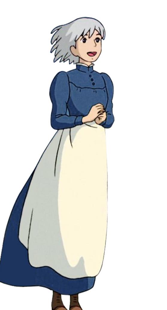 Howls Moving Castle Cosplay Costume Halloween Maid Servant Dress Sophie Cosplay Anime Clothing