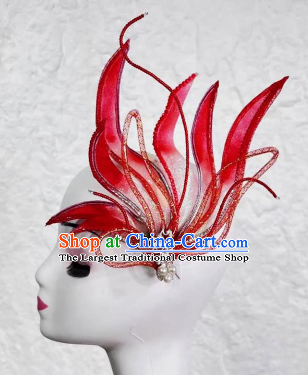 Opening Dance Headdress Performance Head Flower Chinese Classical Dance Headpiece
