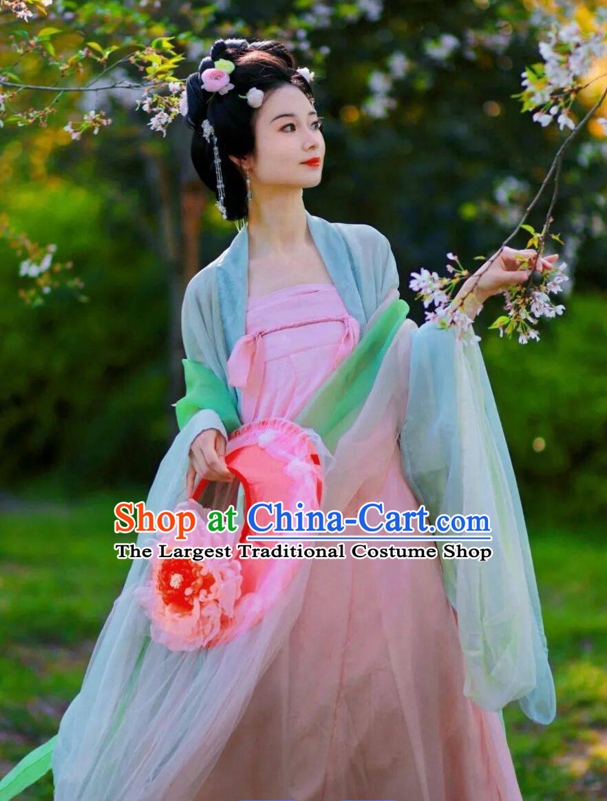 Traditional Hanfu Dress Chinese Tang Dynasty Princess Costume